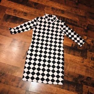 Checkerboard Dress